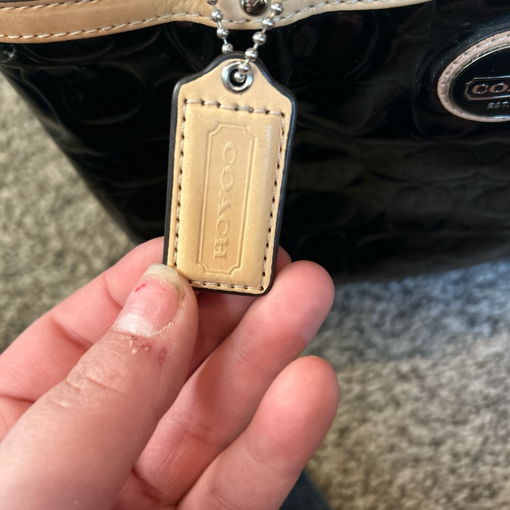 Coach Black and Tan Bag - Picture 6 of 10
